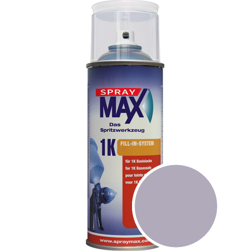 SprayMax Lackspray mit Caparol Seidenmatt-Buntlack - 400ml Spraydose in Wunschfarbe Lackspraydose / Getnt im Farbton Amethyst 80