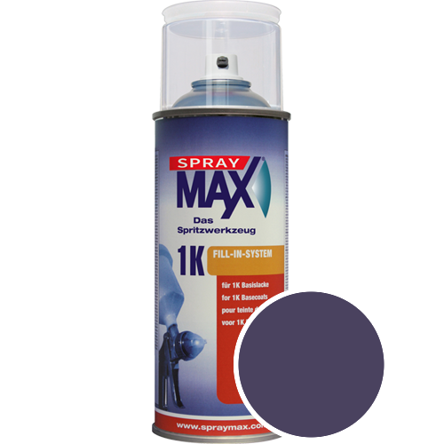 SprayMax Lackspray mit Caparol Seidenmatt-Buntlack - 400ml Spraydose in Wunschfarbe Lackspraydose / Getnt im Farbton Amethyst 95