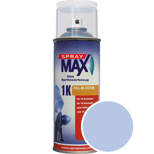 SprayMax Lackspray mit Caparol Seidenmatt-Buntlack - 400ml Spraydose in Wunschfarbe Lackspraydose / Getnt im Farbton Aquarell 110