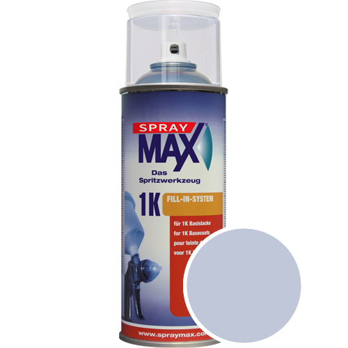 SprayMax Lackspray mit Caparol Seidenmatt-Buntlack - 400ml Spraydose in Wunschfarbe Lackspraydose / Getönt im Farbton Aquarell 80