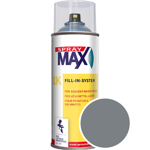 SprayMax Lackspray mit Caparol Seidenmatt-Buntlack - 400ml Spraydose in Wunschfarbe Lackspraydose / Get�nt im Farbton Arctis 10