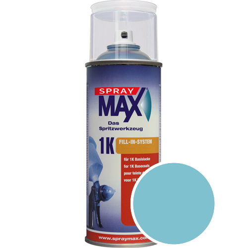 SprayMax Lackspray mit Caparol Seidenmatt-Buntlack - 400ml Spraydose in Wunschfarbe Lackspraydose / Getnt im Farbton Arctis 110