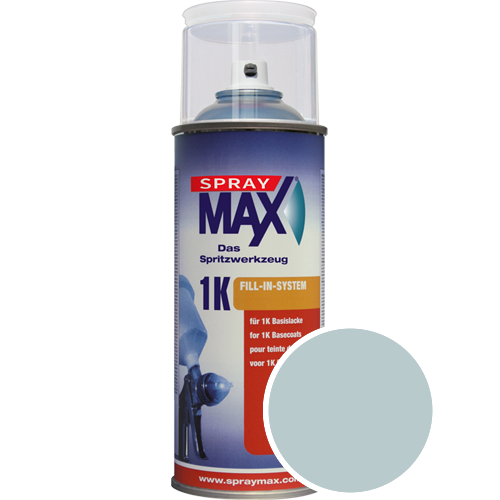 SprayMax Lackspray mit Caparol Seidenmatt-Buntlack - 400ml Spraydose in Wunschfarbe Lackspraydose / Getnt im Farbton Arctis 80