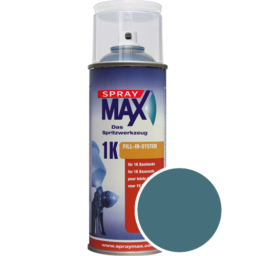 SprayMax Lackspray mit Caparol Seidenmatt-Buntlack - 400ml Spraydose in Wunschfarbe Lackspraydose / Getnt im Farbton Arctis 95