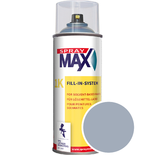 SprayMax Lackspray mit Caparol Seidenmatt-Buntlack - 400ml Spraydose in Wunschfarbe Lackspraydose / Get�nt im Farbton Astra 35
