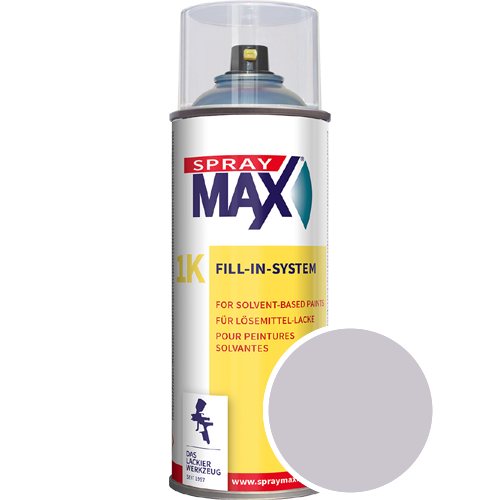 SprayMax Lackspray mit Caparol Seidenmatt-Buntlack - 400ml Spraydose in Wunschfarbe Lackspraydose / Get�nt im Farbton Atmo 15