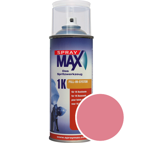 SprayMax Lackspray mit Caparol Seidenmatt-Buntlack - 400ml Spraydose in Wunschfarbe Lackspraydose / Getnt im Farbton Baccara 20