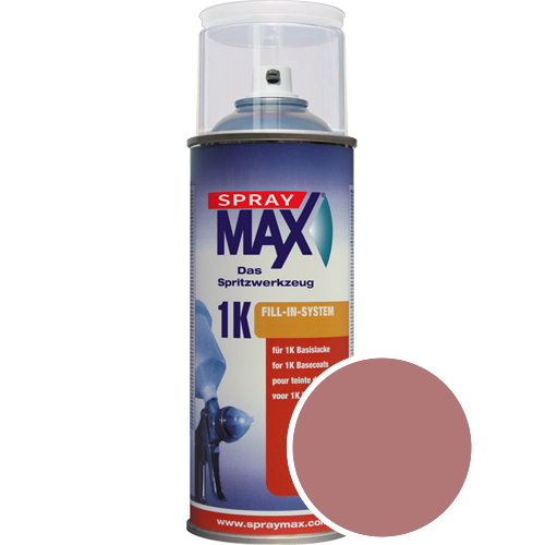 SprayMax Lackspray mit Caparol Seidenmatt-Buntlack - 400ml Spraydose in Wunschfarbe Lackspraydose / Getnt im Farbton Barolo 105
