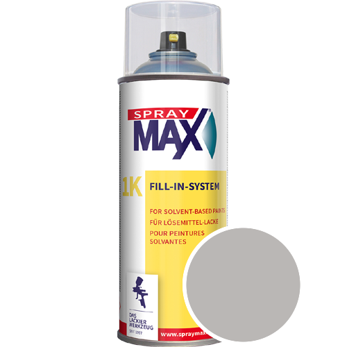 SprayMax Lackspray mit Caparol Seidenmatt-Buntlack - 400ml Spraydose in Wunschfarbe Lackspraydose / Get�nt im Farbton Basalt 14