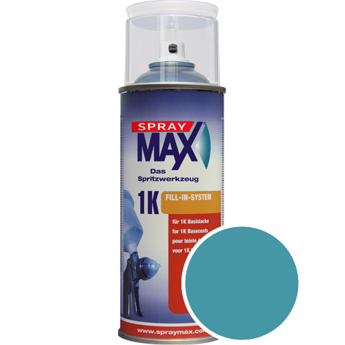 SprayMax Lackspray mit Caparol Seidenmatt-Buntlack - 400ml Spraydose in Wunschfarbe Lackspraydose / Get�nt im Farbton Blu 10