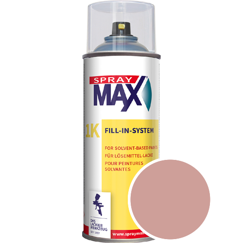 SprayMax Lackspray mit Caparol Seidenmatt-Buntlack - 400ml Spraydose in Wunschfarbe Lackspraydose / Get�nt im Farbton Bordeaux 55