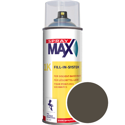 SprayMax Lackspray mit Caparol Seidenmatt-Buntlack - 400ml Spraydose in Wunschfarbe Lackspraydose / Get�nt im Farbton Brasil 25