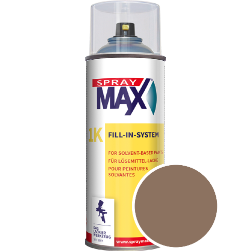 SprayMax Lackspray mit Caparol Seidenmatt-Buntlack - 400ml Spraydose in Wunschfarbe Lackspraydose / Get�nt im Farbton Ceramic 5