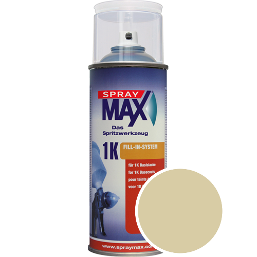 SprayMax Lackspray mit Caparol Seidenmatt-Buntlack - 400ml Spraydose in Wunschfarbe Lackspraydose / Getnt im Farbton Citrus 55