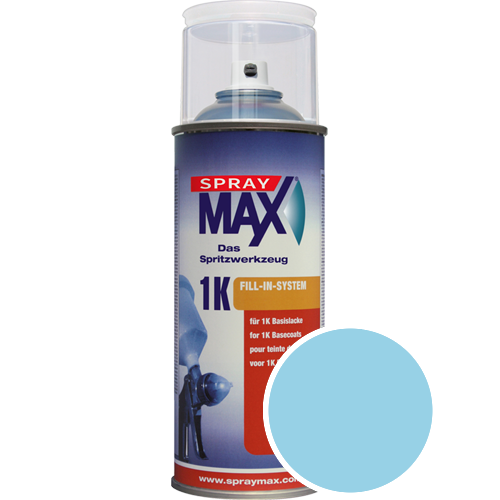 SprayMax Lackspray mit Caparol Seidenmatt-Buntlack - 400ml Spraydose in Wunschfarbe Lackspraydose / Getnt im Farbton Coelin 115