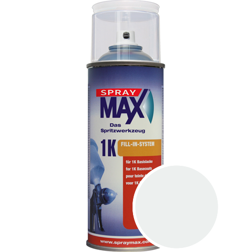 SprayMax Lackspray mit Caparol Seidenmatt-Buntlack - 400ml Spraydose in Wunschfarbe Lackspraydose / Getönt im Farbton Coelin 30