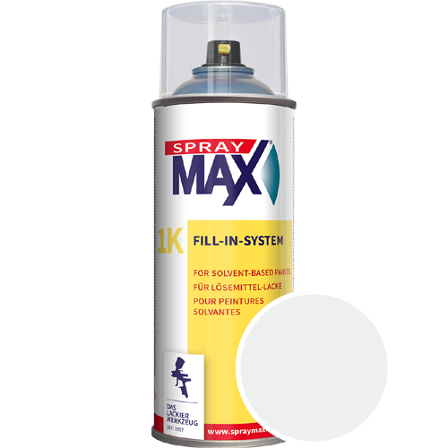 SprayMax Lackspray mit Caparol Seidenmatt-Buntlack - 400ml Spraydose in Wunschfarbe Lackspraydose / Get�nt im Farbton Coelin 30