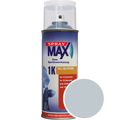 SprayMax Lackspray mit Caparol Seidenmatt-Buntlack - 400ml Spraydose in Wunschfarbe Lackspraydose / Getönt im Farbton Coelin 45