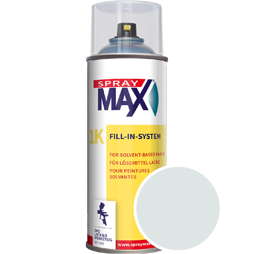 SprayMax Lackspray mit Caparol Seidenmatt-Buntlack - 400ml Spraydose in Wunschfarbe Lackspraydose / Get�nt im Farbton Coelin 55