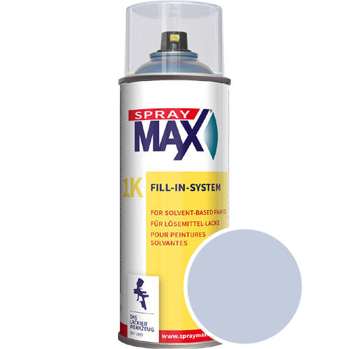 SprayMax Lackspray mit Caparol Seidenmatt-Buntlack - 400ml Spraydose in Wunschfarbe Lackspraydose / Get�nt im Farbton Cosmos 14