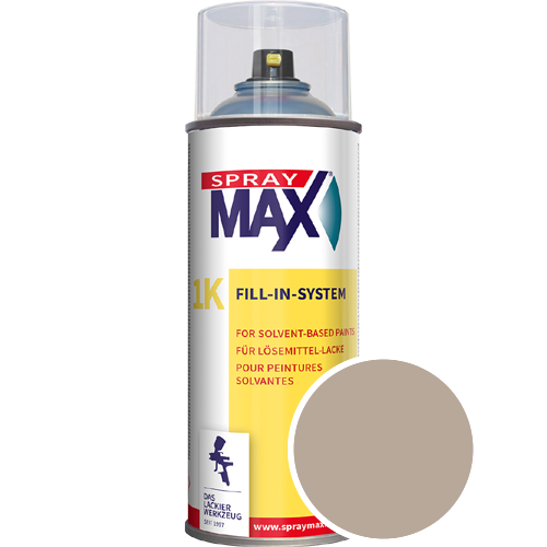 SprayMax Lackspray mit Caparol Seidenmatt-Buntlack - 400ml Spraydose in Wunschfarbe Lackspraydose / Get�nt im Farbton Falb 5