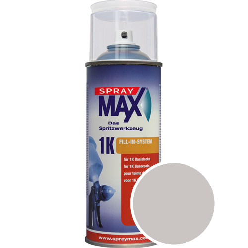 SprayMax Lackspray mit Caparol Seidenmatt-Buntlack - 400ml Spraydose in Wunschfarbe Lackspraydose / Getnt im Farbton Ferro 50