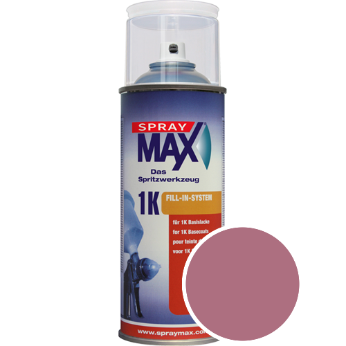 SprayMax Lackspray mit Caparol Seidenmatt-Buntlack - 400ml Spraydose in Wunschfarbe Lackspraydose / Getnt im Farbton Flamenco 135