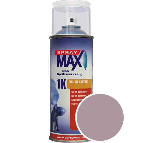SprayMax Lackspray mit Caparol Seidenmatt-Buntlack - 400ml Spraydose in Wunschfarbe Lackspraydose / Getnt im Farbton Flamenco 45