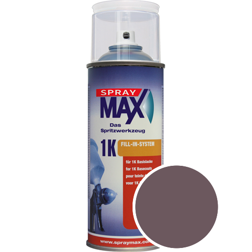 SprayMax Lackspray mit Caparol Seidenmatt-Buntlack - 400ml Spraydose in Wunschfarbe Lackspraydose / Getnt im Farbton Flamenco 65