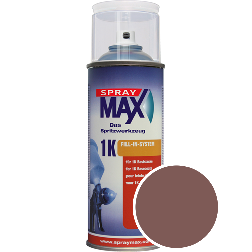 SprayMax Lackspray mit Caparol Seidenmatt-Buntlack - 400ml Spraydose in Wunschfarbe Lackspraydose / Getnt im Farbton Grenadin 40