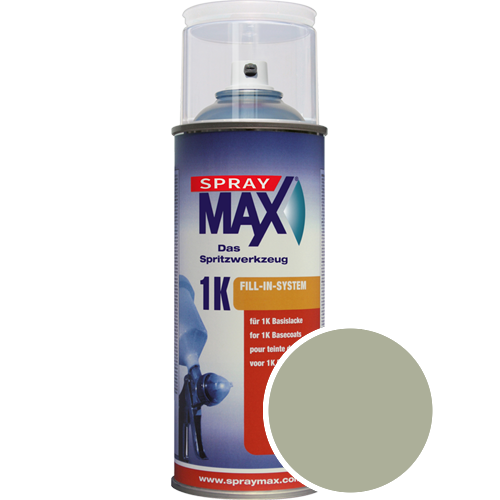 SprayMax Lackspray mit Caparol Seidenmatt-Buntlack - 400ml Spraydose in Wunschfarbe Lackspraydose / Getnt im Farbton Herba 15