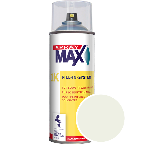 SprayMax Lackspray mit Caparol Seidenmatt-Buntlack - 400ml Spraydose in Wunschfarbe Lackspraydose / Get�nt im Farbton Herba 30