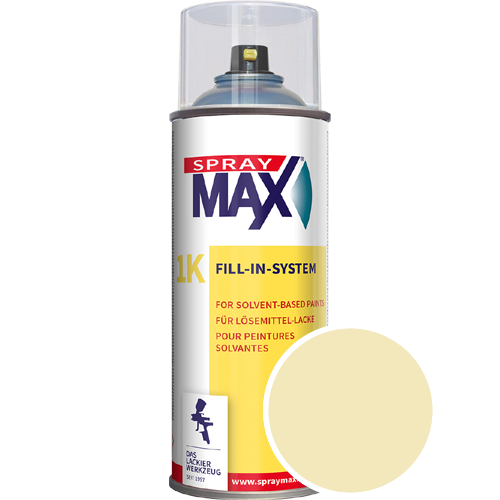 SprayMax Lackspray mit Caparol Seidenmatt-Buntlack - 400ml Spraydose in Wunschfarbe Lackspraydose / Get�nt im Farbton Ingwer 15