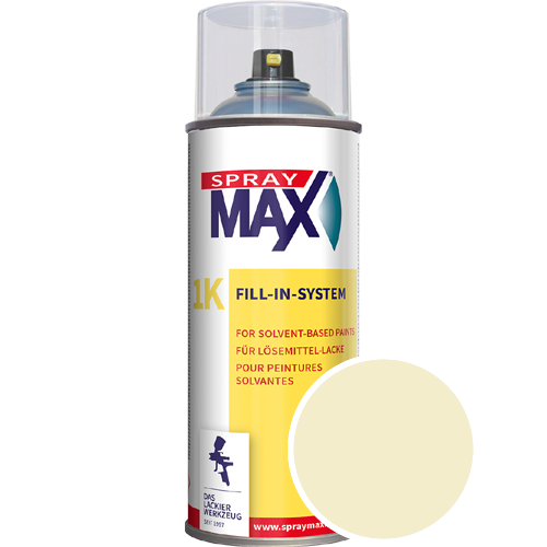 SprayMax Lackspray mit Caparol Seidenmatt-Buntlack - 400ml Spraydose in Wunschfarbe Lackspraydose / Get�nt im Farbton Ingwer 16