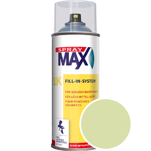 SprayMax Lackspray mit Caparol Seidenmatt-Buntlack - 400ml Spraydose in Wunschfarbe Lackspraydose / Get�nt im Farbton Jade 115