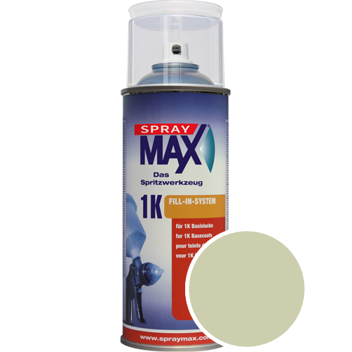SprayMax Lackspray mit Caparol Seidenmatt-Buntlack - 400ml Spraydose in Wunschfarbe Lackspraydose / Getönt im Farbton Jade 80