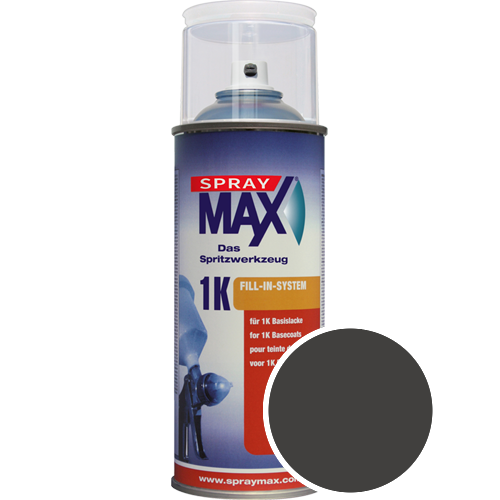 SprayMax Lackspray mit Caparol Seidenmatt-Buntlack - 400ml Spraydose in Wunschfarbe Lackspraydose / Getnt im Farbton Jura 5