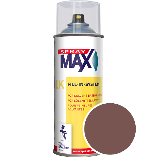 SprayMax Lackspray mit Caparol Seidenmatt-Buntlack - 400ml Spraydose in Wunschfarbe Lackspraydose / Get�nt im Farbton Korall 105