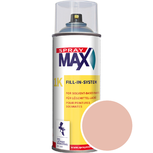 SprayMax Lackspray mit Caparol Seidenmatt-Buntlack - 400ml Spraydose in Wunschfarbe Lackspraydose / Get�nt im Farbton Lachs 55