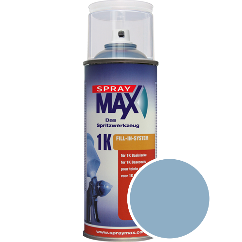SprayMax Lackspray mit Caparol Seidenmatt-Buntlack - 400ml Spraydose in Wunschfarbe Lackspraydose / Getnt im Farbton Lago 110