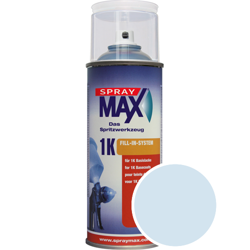 SprayMax Lackspray mit Caparol Seidenmatt-Buntlack - 400ml Spraydose in Wunschfarbe Lackspraydose / Getnt im Farbton Lago 120