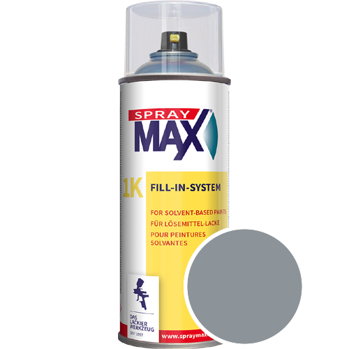 SprayMax Lackspray mit Caparol Seidenmatt-Buntlack - 400ml Spraydose in Wunschfarbe Lackspraydose / Get�nt im Farbton Lago 20