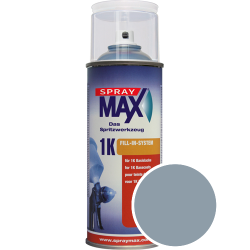 SprayMax Lackspray mit Caparol Seidenmatt-Buntlack - 400ml Spraydose in Wunschfarbe Lackspraydose / Getnt im Farbton Lago 50
