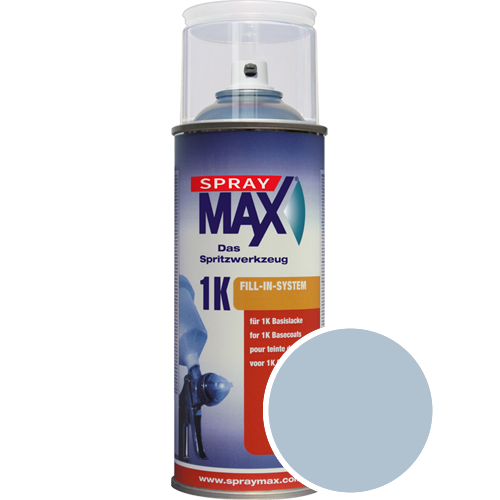 SprayMax Lackspray mit Caparol Seidenmatt-Buntlack - 400ml Spraydose in Wunschfarbe Lackspraydose / Getnt im Farbton Lago 85