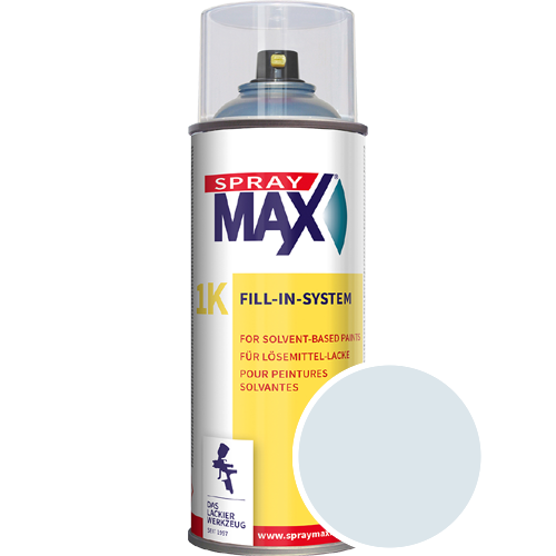 SprayMax Lackspray mit Caparol Seidenmatt-Buntlack - 400ml Spraydose in Wunschfarbe Lackspraydose / Get�nt im Farbton Lapis 18