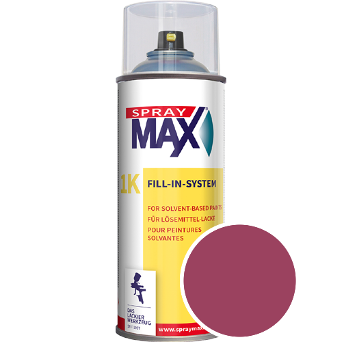 SprayMax Lackspray mit Caparol Seidenmatt-Buntlack - 400ml Spraydose in Wunschfarbe Lackspraydose / Get�nt im Farbton Laser 15