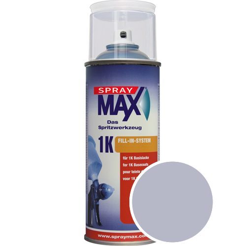 SprayMax Lackspray mit Caparol Seidenmatt-Buntlack - 400ml Spraydose in Wunschfarbe Lackspraydose / Getönt im Farbton Lavendel 110