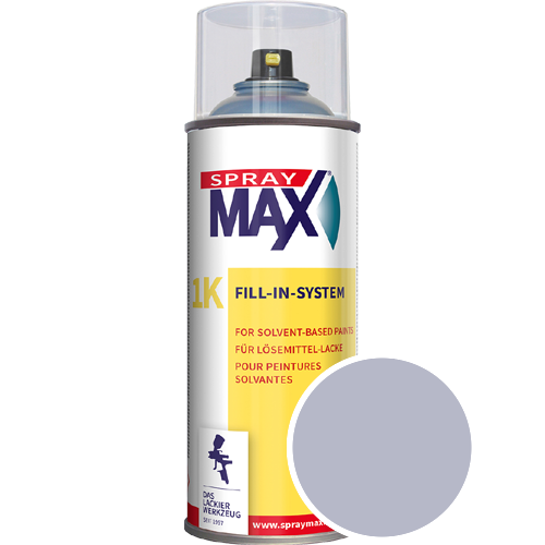 SprayMax Lackspray mit Caparol Seidenmatt-Buntlack - 400ml Spraydose in Wunschfarbe Lackspraydose / Get�nt im Farbton Lavendel 110
