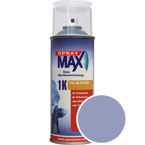 SprayMax Lackspray mit Caparol Seidenmatt-Buntlack - 400ml Spraydose in Wunschfarbe Lackspraydose / Getnt im Farbton Lavendel 125