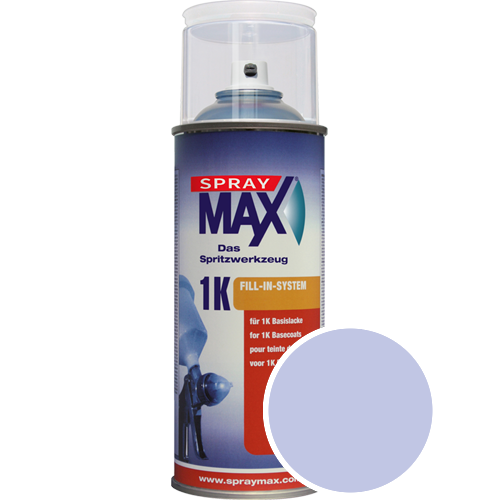 SprayMax Lackspray mit Caparol Seidenmatt-Buntlack - 400ml Spraydose in Wunschfarbe Lackspraydose / Getönt im Farbton Lavendel 140